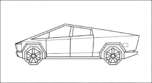 coloriage Tesla a colorier en ligne