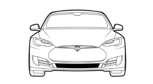 coloriage Tesla à imprimer gratuit