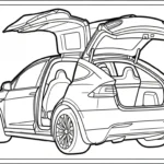 coloriage Tesla pour enfant