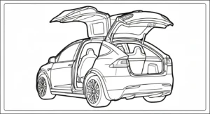 coloriage Tesla pour enfant