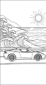 coloriage Tesla en ligne pour enfant
