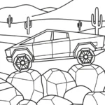 coloriage Tesla a telecharger