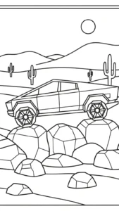 coloriage Tesla a telecharger