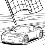 coloriage Tesla à imprimer pour enfant de 9 ans