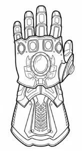 coloriage Thanos et dessin a imprimer