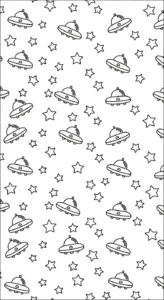 coloriage UFO gratuit pour enfants