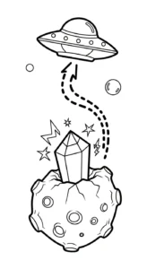 coloriage UFO gratuit en ligne