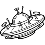 image pour coloriage UFO enfant