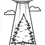 coloriage UFO et apprentissage