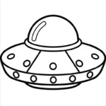 coloriage UFO et apprentissage