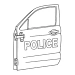 coloriage Voiture de Police a colorier en ligne