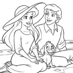 coloriage Ariel updated gratuit