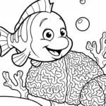coloriage Ariel updated pour enfants à imprimer