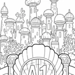 coloriage Ariel updated à imprimer pour enfant de 6 ans