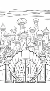coloriage Ariel updated à imprimer pour enfant de 6 ans