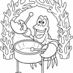 coloriage Ariel updated à imprimer pour enfant de 4 ans