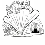 coloriage Ariel updated et dessins