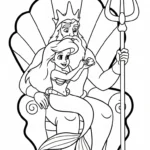 coloriage Ariel updated à imprimer pour enfant de 9 ans