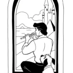 imprimer coloriage Ariel updated pour enfant