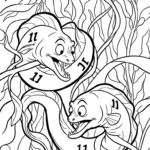 a imprimer coloriage Ariel updated gratuit