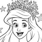 coloriage Ariel updated a colorier en ligne