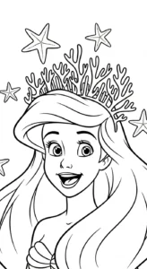 coloriage Ariel updated a colorier en ligne