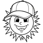 image pour coloriage Balle molle updated enfant