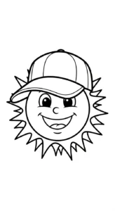 image pour coloriage Balle molle updated enfant