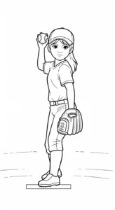 coloriage Balle molle updated à imprimer pour enfant de 4 ans