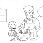 coloriage Bonne Fête Papa updated a imprimer pour enfant de 4 ans