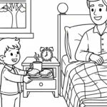 coloriage Bonne Fête Papa updated à imprimer kawaii