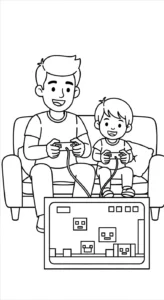 coloriage Bonne Fête Papa updated pour enfant de 7 ans