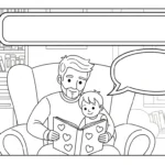 coloriage Bonne Fête Papa updated pour enfant gratuit