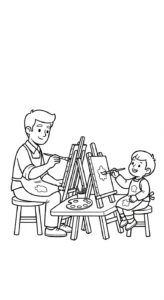 coloriage Bonne Fête Papa updated à imprimer pdf