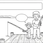 coloriage Bonne Fête Papa updated à imprimer pdf gratuit