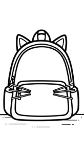 coloriage Cartable updated pour enfant de 4 ans
