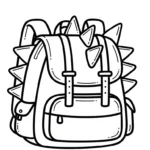 coloriage Cartable updated à imprimer pdf gratuit