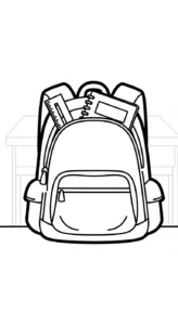 coloriage Cartable updated en ligne