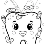 coloriage Dentiste pour enfant à imprimer