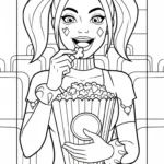 coloriage Harley Quinn updated a colorier en ligne