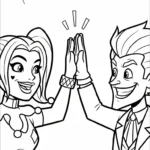 coloriage Harley Quinn updated d