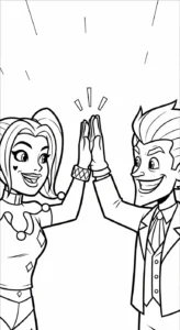 coloriage Harley Quinn updated d