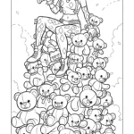 coloriage Harley Quinn updated gratuit a imprimer