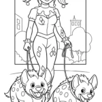 coloriage Harley Quinn updated a imprimer