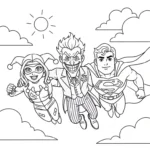 télécharger coloriage Harley Quinn updated gratuit