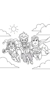 télécharger coloriage Harley Quinn updated gratuit