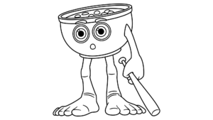 coloriage Italian Brainrot updated pour enfant de 7 ans