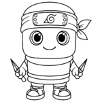 coloriage Italian Brainrot updated à imprimer kawaii