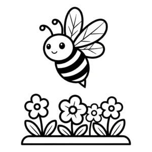 coloriage Jardin à imprimer pour enfant de 2 ans