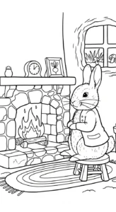 télécharger coloriage Peter Rabbit gratuit
